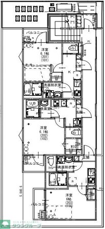 KEIAI RESIDENCE 新松戸IIの物件間取画像